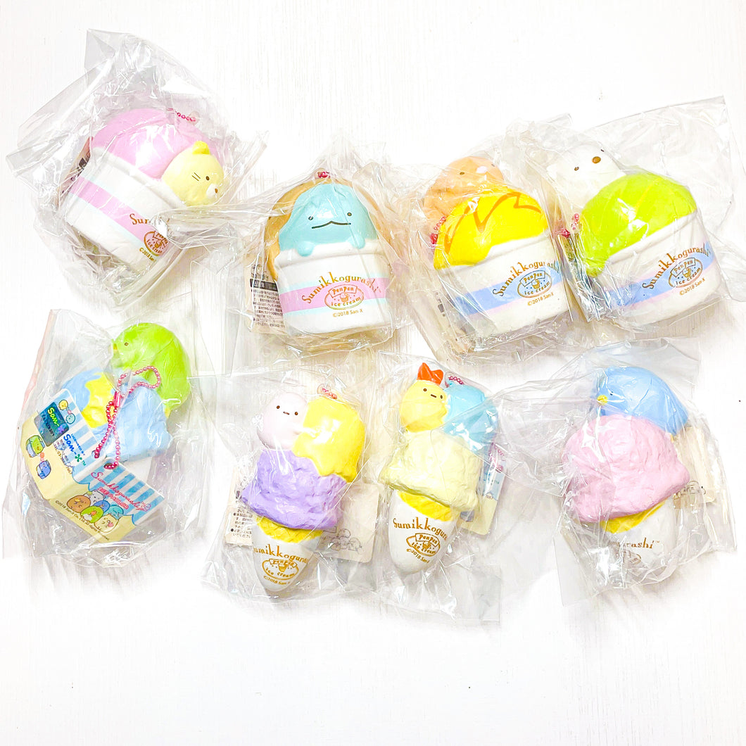 Sumikko Gurashi Ice Cream Squishy Set