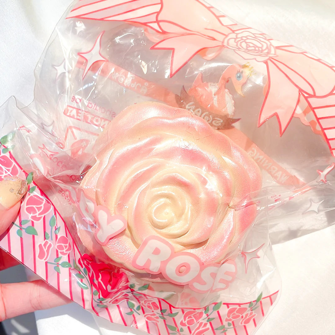 Swan rose squishy