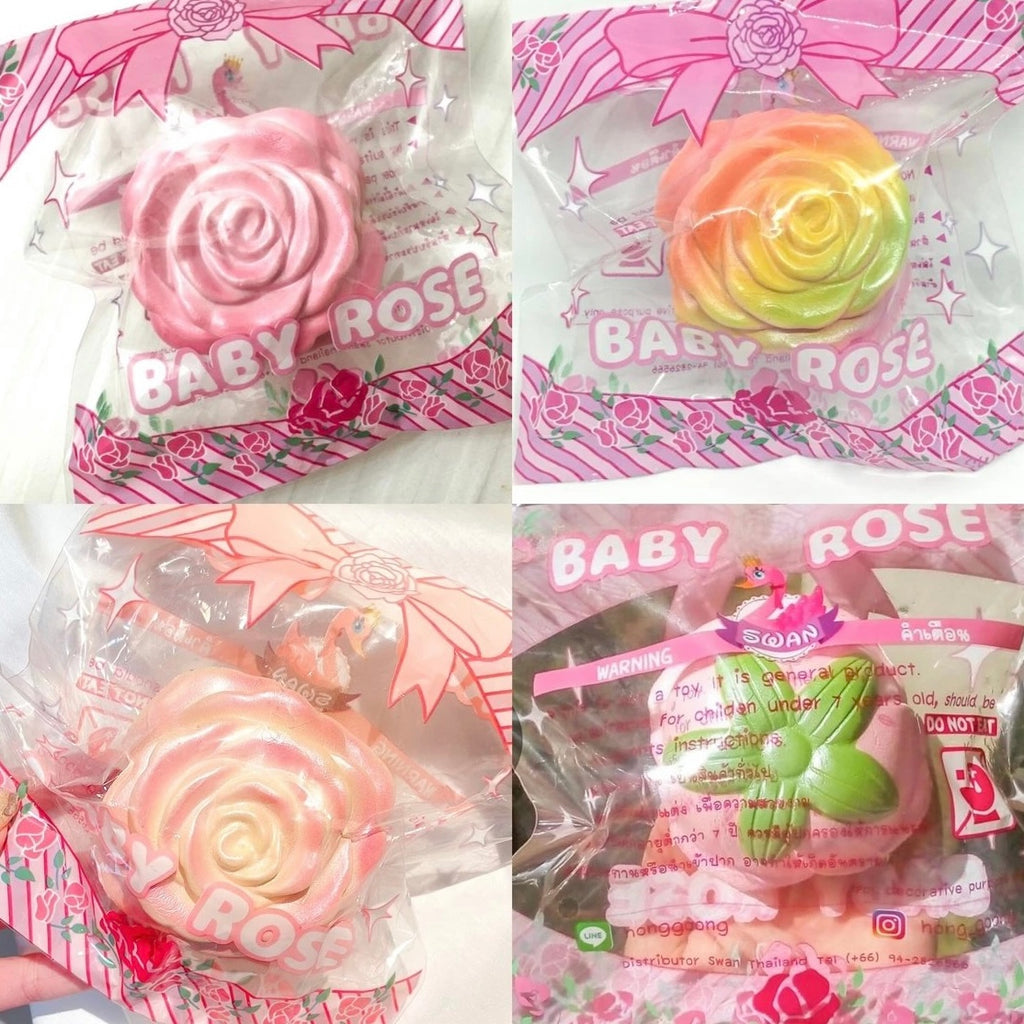 Swan rose squishy