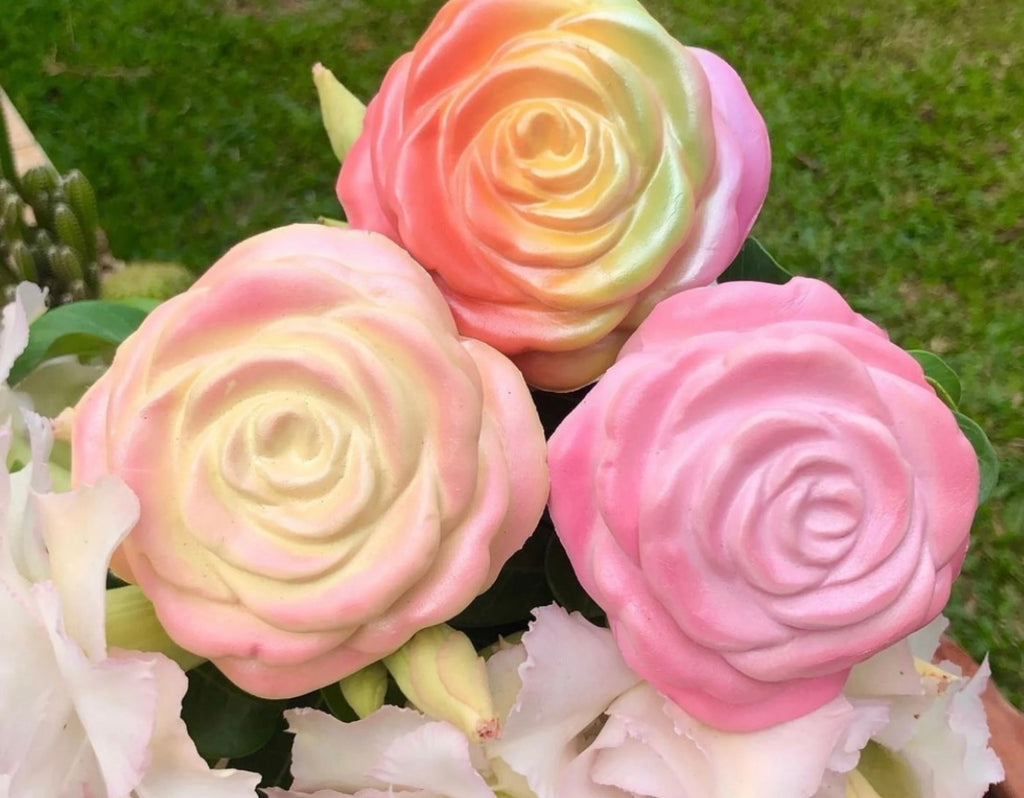 Swan rose squishy